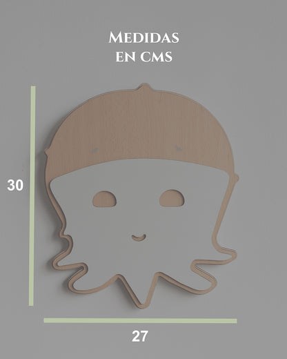 Lámparas infantiles de madera